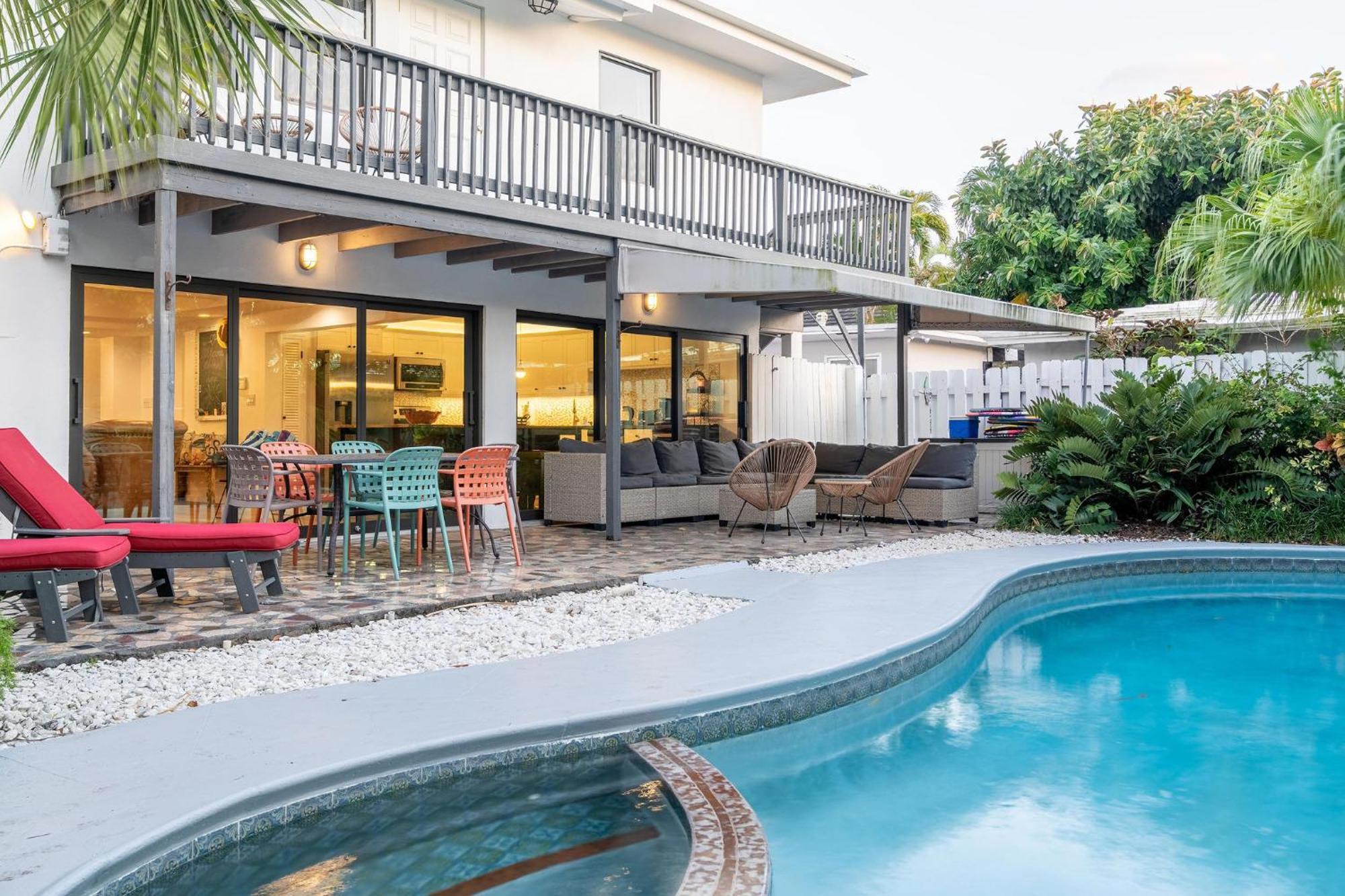 4 Bed/4,5 Bath Beach House Fort Lauderdale Eksteriør bilde