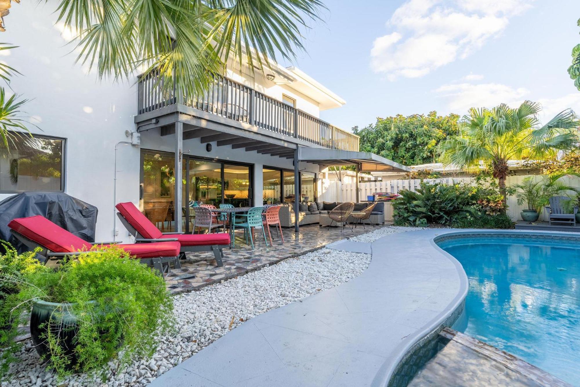 4 Bed/4,5 Bath Beach House Fort Lauderdale Eksteriør bilde